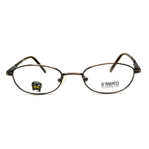 D'AMATO DK205 BROWN EYEGLASSES SUNGLASSES FRAMES 44-18-125